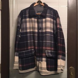 UNITED COLORS of BENETTON Blue Plaid Jacket